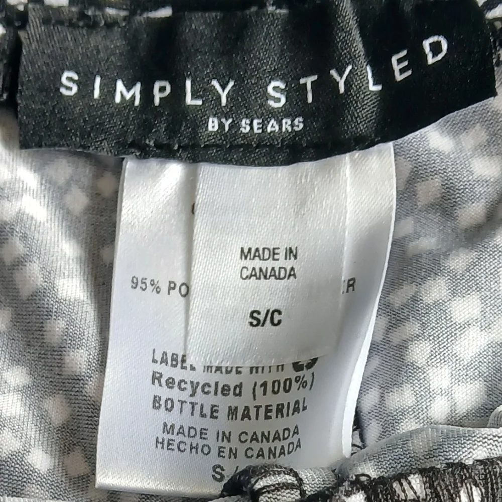 Black and White Women's Pants - Picture 2 of 3
